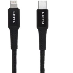 تصویر کابل USB-C به لایتنینگ لیتو مدل LD-1 طول 1 متر Leitu LD-1 USB-C To Lightning Cable 1.0m