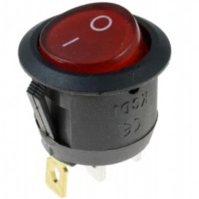 تصویر کلید راکر گرد چراغدار دو حالته سه پایه بست 5 لیتری 