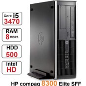 تصویر HP Compaq Elite 8300-SFF | ram 8GB | 500GB SSD  | i5 | INTEL    مینی کیس اچ پی  استوک HP Compaq Elite 8300-SFF