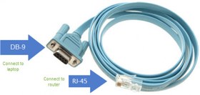 تصویر کابل کنسول سیسکو CISCO RJ-45 Network Equipment Console Cable