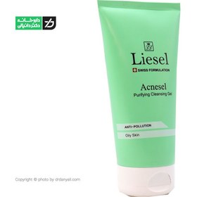 تصویر ژل شستشوی صورت لایسل آکنه سل مناسب پوست چرب حجم 150 میل Liesel Acnesel Face Wash GelFor Oily Skin 150ml