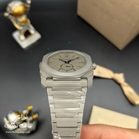 تصویر ساعت بولگاری تمام نقره ای تکرار دقیقه BULGARI OCTO FINISSIMO minute repeater بولگاری ( Bvlgari )