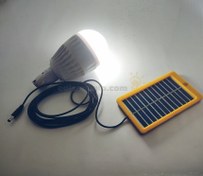 تصویر لامپ شارژی/خورشیدی ۱۲ وات RE26P Emergency bulb 12 w solar