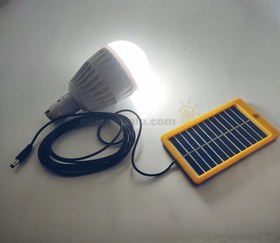 تصویر لامپ شارژی/خورشیدی ۱۲ وات RE26P Emergency bulb 12 w solar