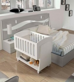 تصویر تخت نوزاد مدل مای 