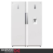 تصویر یخچال فریزر دوقلو دوو سری تویین 40 فوت مدل DLRF-2036MW Daewoo twin series 40 ft twin Refrigerator freezer model dlrf-2036mw