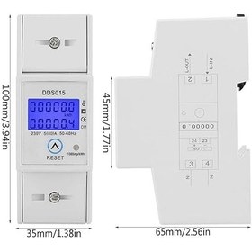 تصویر ماژول اندازه گیری برق مصرفی تک فاز 80 آمپر مدل (DDS015) 