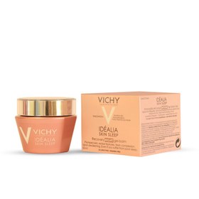 تصویر کرم شب ایده آلیا ویشی مناسب انواع پوست ۵۰ میلی لیتر Vichy Idealia Skin Sleep Night Cream For All Skins 50 ml