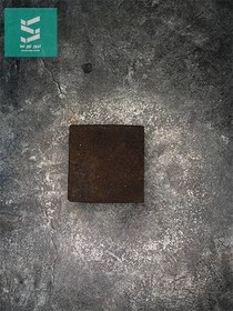 تصویر آجر مشکی انگلیسی رستیک 2.5*10*10 