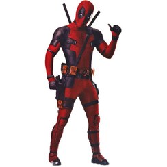 تصویر ست ایفای نقش ددپول شامل ماسک و ۲ عدد شمشیر 