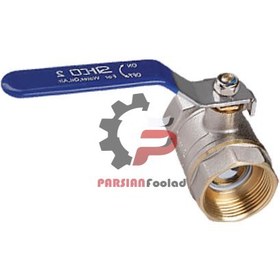 تصویر شیر غیر گازی سوگاتی برنجی سایز 3.4 اینچ 