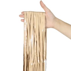 تصویر پرده متالایز کاراملی 