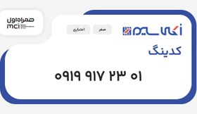 تصویر سیم کارت 0919 کدینگ (09199172301) 