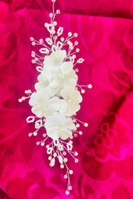 تصویر ریسه مروارید و گل 