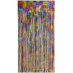 تصویر پرده متالایز هفت رنگ 