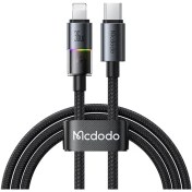 تصویر کابل شارژ تایپ سی به لایتنینگ مک دودو مدل CA-8190 طول 1.2متر MCDODO CA-8190 Type-c to Lightning Data Cable