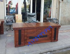 تصویر میز مدیریت اراد گل دار سایز ۲در ۸۰ با ال 