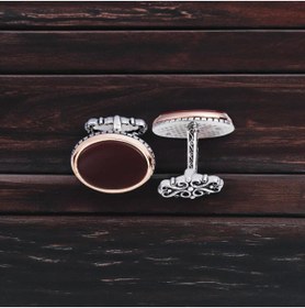 تصویر دکمه سردست مردانه | SilverPlus KG2626 