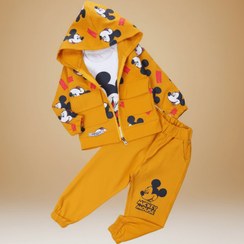 تصویر خرید ست لباس بچه‌گانه پسرانه میکی موس | مناسب 2 تا 7 سال لباس اسپرت پسرانه میکی موس - بلوز، شلوار و هودی