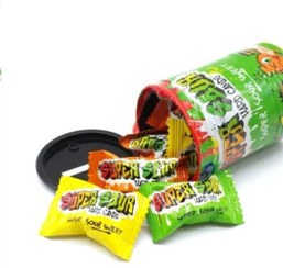 تصویر آبنبات بشکه ای ترش soper sour - ۴۰گرم 