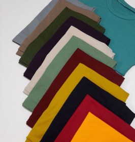 تصویر بلوز یقه گرد تک - مشکی 