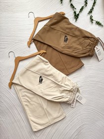 تصویر شلوار اسلش گلکسی فری سایز - شیری 