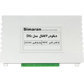 تصویر دیکودر 6 کانال HD سیماران 