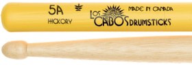 تصویر Los Cabos LCD5AYJ 5A Yellow Jacket Hickory Drumsticks استیک لوس کابوس کانادایی 5A گریپ دار کد 4555 