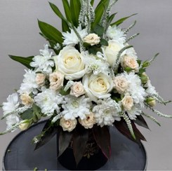 تصویر باکس گل رز سفید 