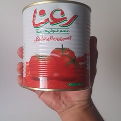 تصویر رب گوجه فرنگی رعنا 800گرمی با درب آسان بازشو 