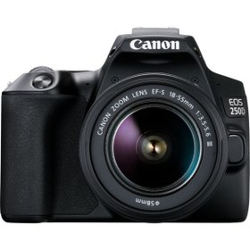 تصویر دوربین دیجیتال کانن مدل EOS 250D به همراه لنز 18-55 میلی متر DC III 