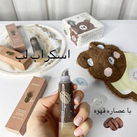 تصویر اسکراب لب قهوه ایمیجز Images (جلوگیری از خشکی لب) لایه بردار ، مرطوب کننده 