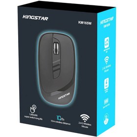 تصویر ماوس بی سیم کینگ استار مدل km165w King Star KM165W Wireless Mouse