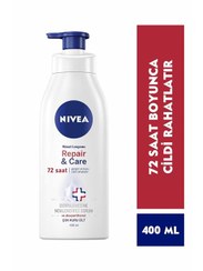 تصویر لوسیون و کرم زنانه بی رنگ برند Nivea S2ND38Z8 Repair & Care Vücut Losyonu 400 Ml