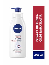 تصویر لوسیون و کرم زنانه بی رنگ برند Nivea S2ND38Z8 Repair & Care Vücut Losyonu 400 Ml