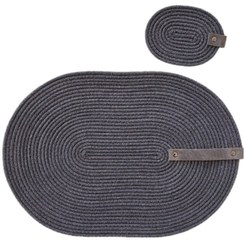 تصویر زیربشقابی و زیرلیوانی مدل M2 مجموعه 4 عددی 