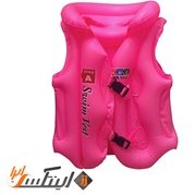 تصویر جلیقه شنا بادی 6 تا 12 سال صورتی swim vest A Pink