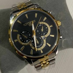 تصویر ساعت مچی مردانه سیتیزن | صفحه بزرگ | استیل رنگ ثابت 