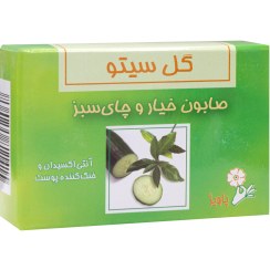 تصویر صابون خیار و چای سبز 100گرمی گل سیتو Gol Cito Cucumber And Green Tea Soap 100g