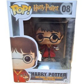 تصویر فانکوپاپ هری پاتر با جارو کوییدیچ و گوی زرین Harry Potter 