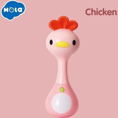 تصویر جغجغه و دندونی هالی تویز - مرغ Mini rattle HUILE TOYS