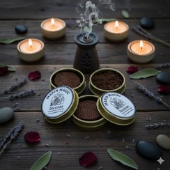 تصویر عود سکه ای دستساز طبیعی(بدون چسب و ذغال سنگ) Natural Incense