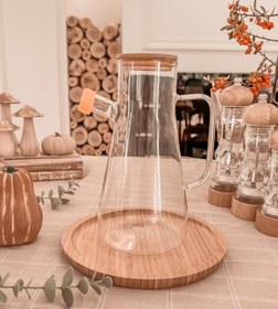 تصویر روغن ریز شیشه ای درب دار Glass