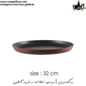 تصویر سینی فر پیتزا سایز 32 نچسب ریوالد (زرشکی) RIWALD York Pizza Pan