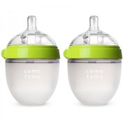 تصویر شیشه شیر 150 کوموتومو سبز 