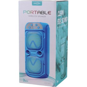 تصویر اسپیکر بلوتوثی قابل حمل گریت نایس مدل GTS-1823 Greatnice GTS-1823 Portable Bluetooth Speaker