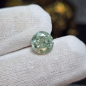 تصویر نگین سنگ موزانایت خوش رنگ اصلی کد 36922 