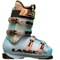 تصویر کفش اسکی مدل Lange Ski boots fluid 100 crazy blue 