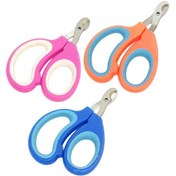 تصویر ناخن گیر سگ و گربه مدل قیچی دو رنگ 