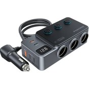 تصویر شارژر فندکی خودرو پرودو مدل PDFWCH070 ظرفیت ۱۲۰ وات 